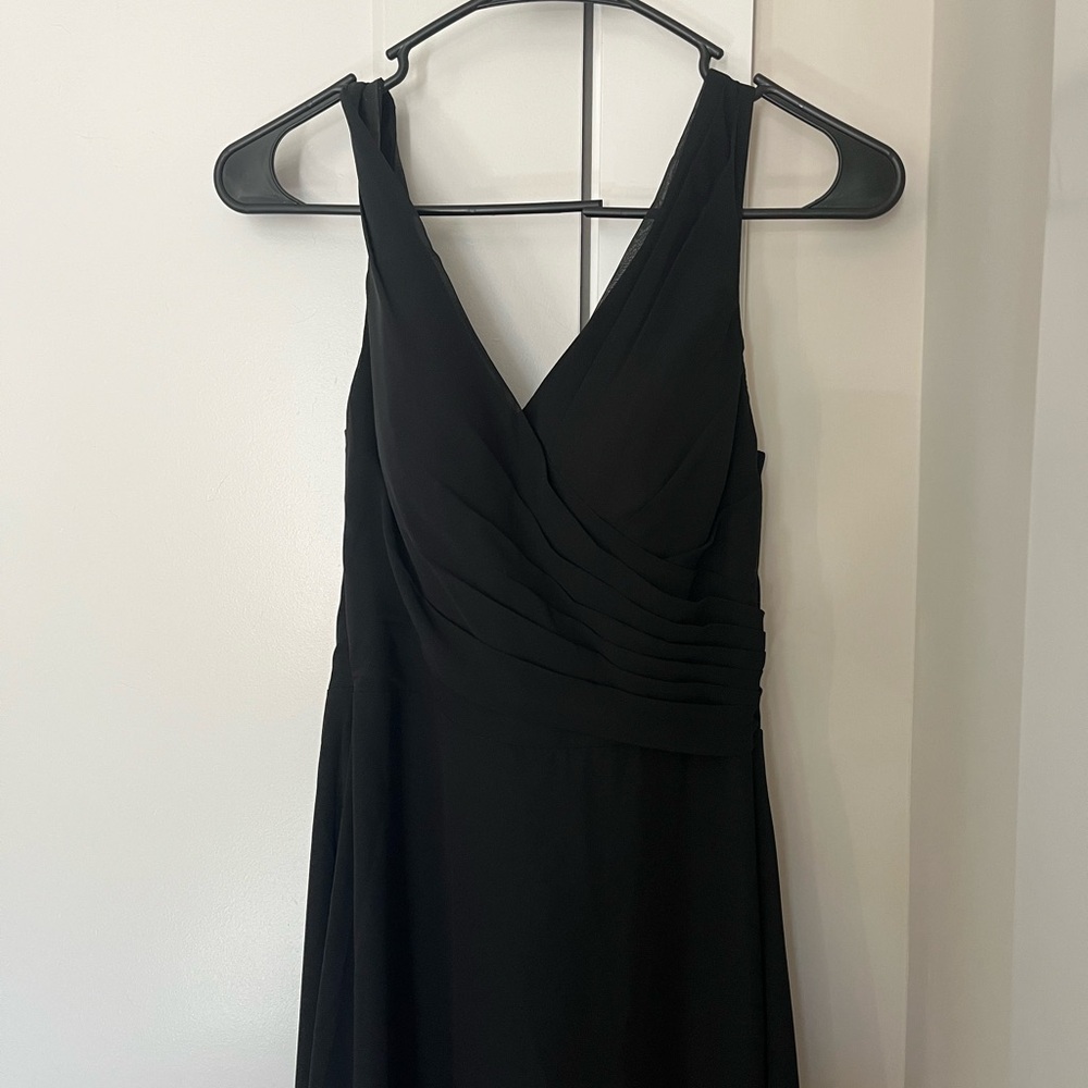 Black bridesmaid dress